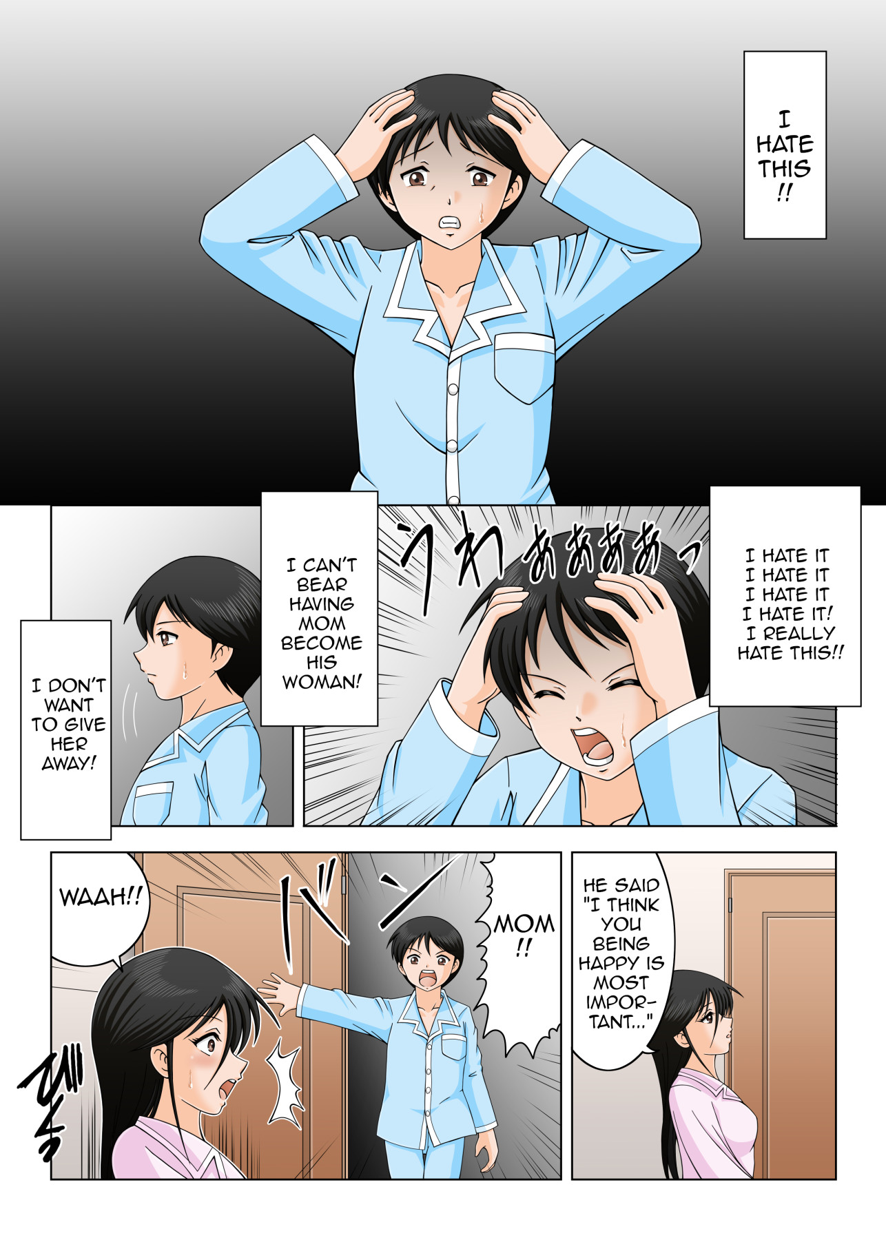 Hentai Manga Comic-Don't Get Married Mom-Read-6